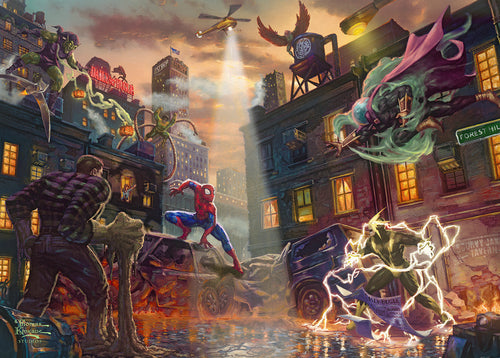 Spider-Man vs. the Sinister Six Wall Art by Thomas Kinkade Studios Canvas Gallery Wrap 10