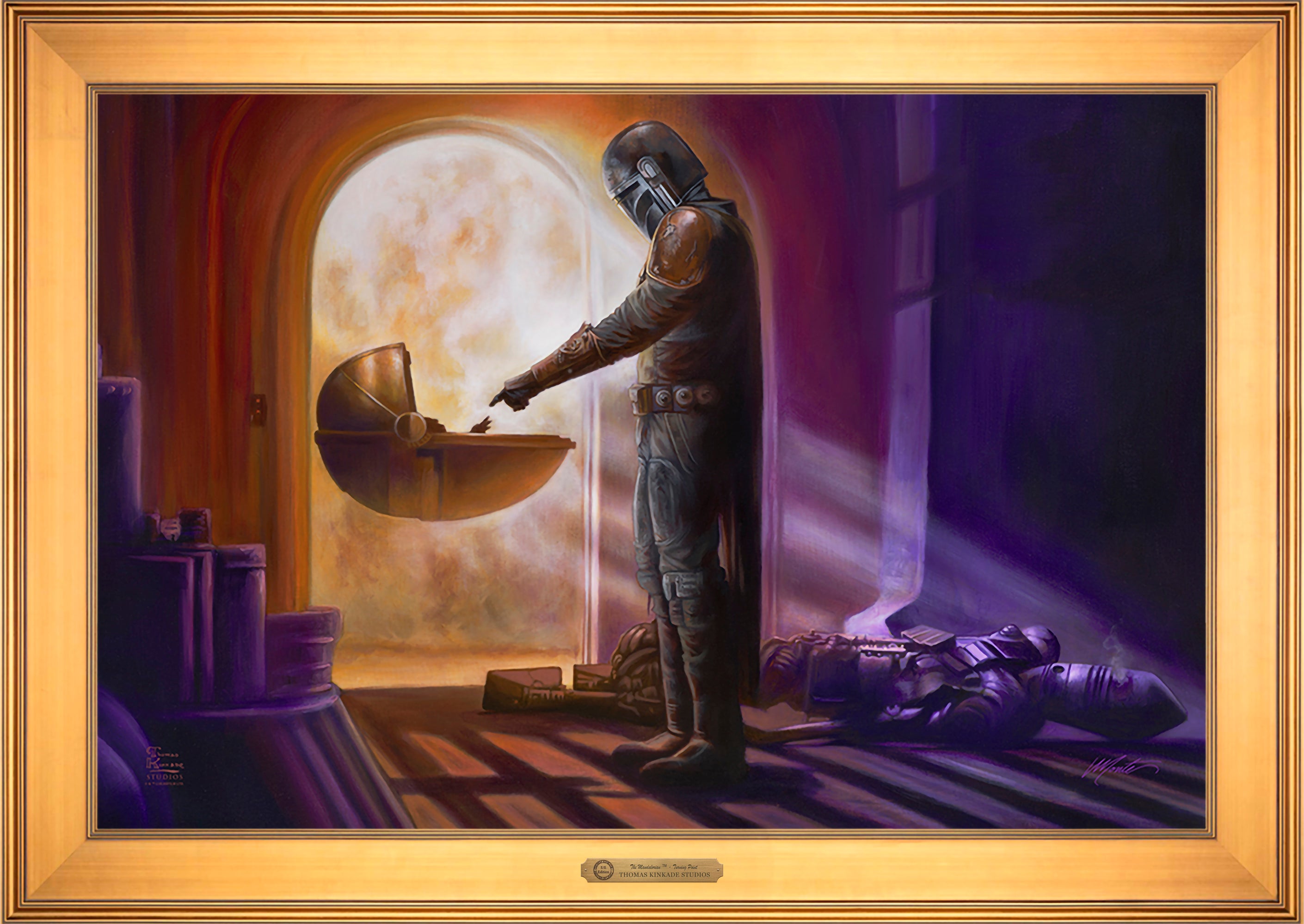 The Mandalorian ™ - Turning Point Wall Art by Thomas Kinkade Studios Estate Edition Canvas 24