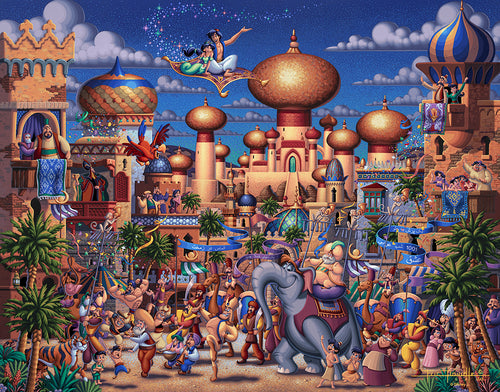 Aladdin Celebration in Agrabah Wall Art by Eric Dowdle Canvas Gallery Wrap 11