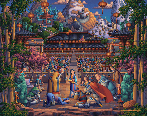 Mulan the Face in the Mirror Wall Art by Eric Dowdle Canvas Gallery Wrap 11