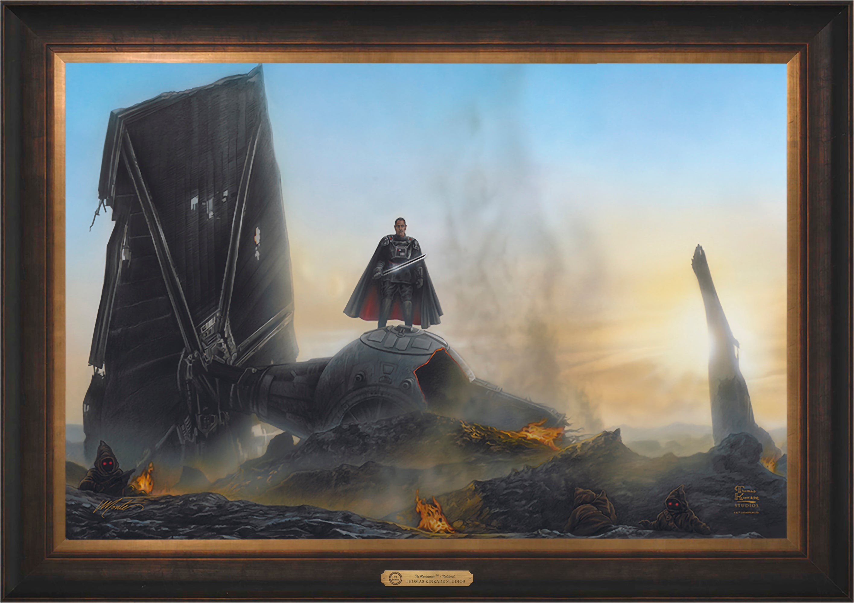 The Mandalorian ™ - Undeterred Wall Art by Thomas Kinkade Studios Estate Edition Canvas 24