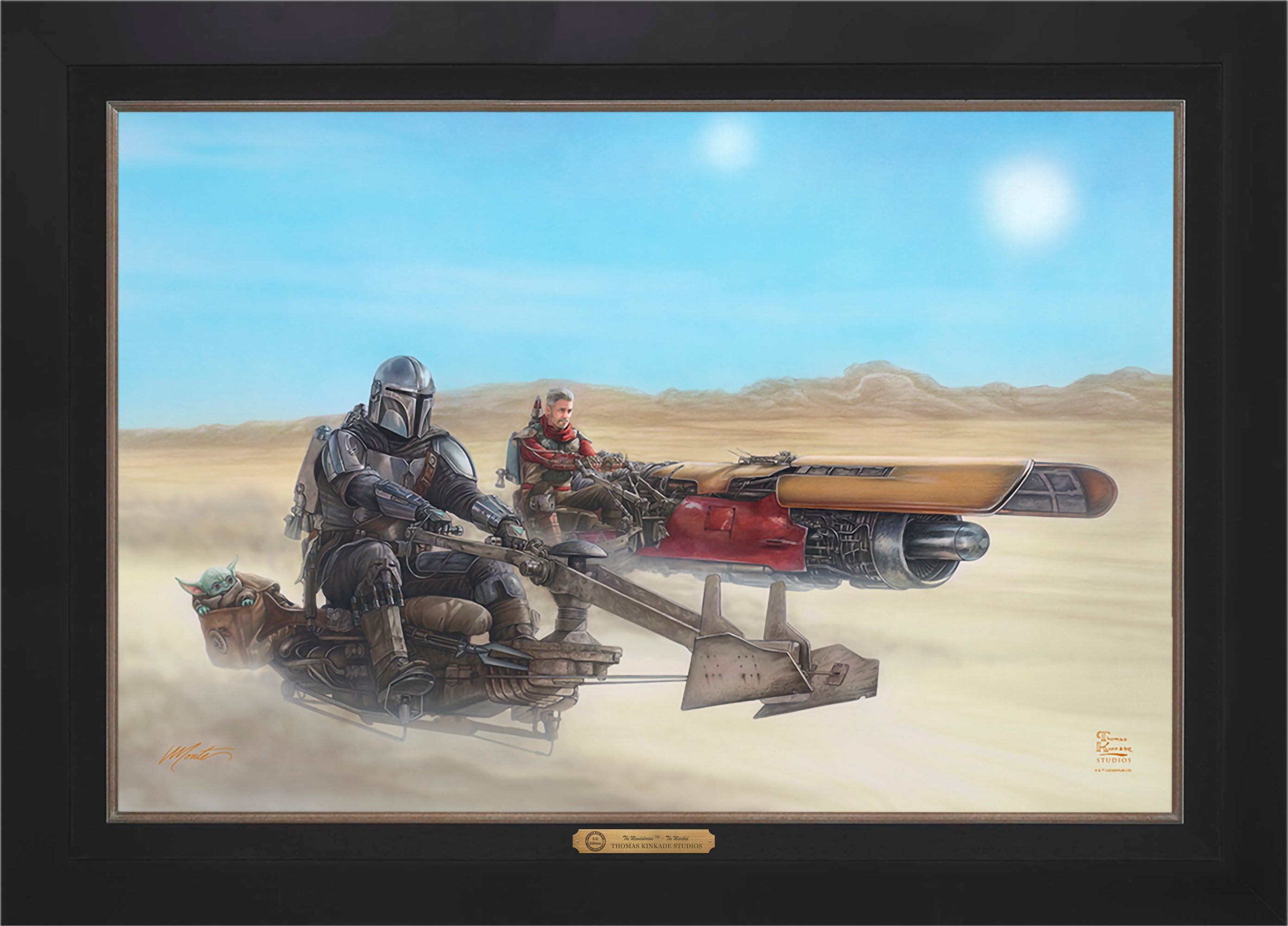 The Mandalorian ™ - The Marshal Wall Art by Thomas Kinkade Studios Estate Edition Canvas 24