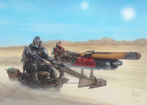 The Mandalorian ™ - The Marshal Wall Art by Thomas Kinkade Studios Canvas Gallery Wrap 10