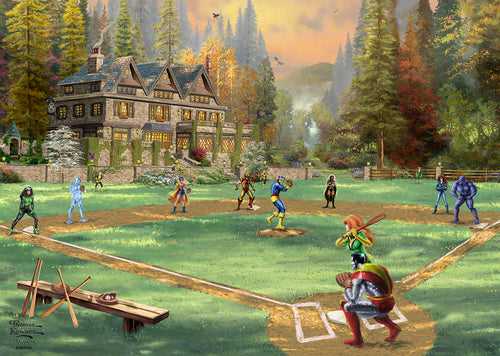 X-Men Wall Art by Thomas Kinkade Studios Canvas Gallery Wrap 10