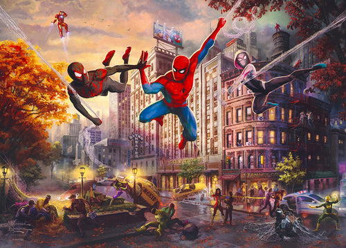 Spider-Man and Friends: The Ultimate Alliance Wall Art by Thomas Kinkade Studios Canvas Gallery Wrap 10
