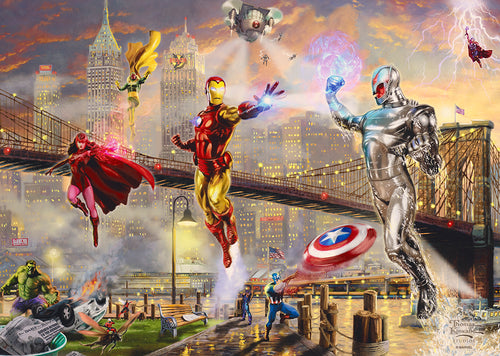 Iron Man Wall Art by Thomas Kinkade Studios Canvas Gallery Wrap 10