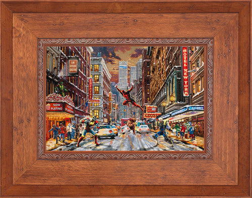 Deadpool - Snow Day Wall Art by Thomas Kinkade Studios Standard Number Canvas 12