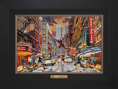 Deadpool - Snow Day Wall Art by Thomas Kinkade Studios Estate Edition Canvas 12