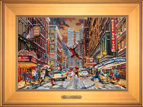 Deadpool - Snow Day Wall Art by Thomas Kinkade Studios Estate Edition Canvas 12