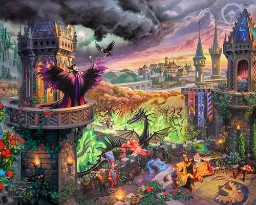 Disney Maleficent Wall Art by Thomas Kinkade Studios Canvas Gallery Wrap 8