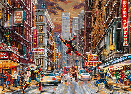 Deadpool - Snow Day Wall Art by Thomas Kinkade Studios Canvas Gallery Wrap 10