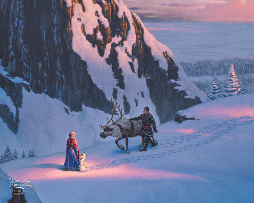 Disney Frozen Wall Art by Thomas Kinkade Studios Canvas Gallery Wrap 8