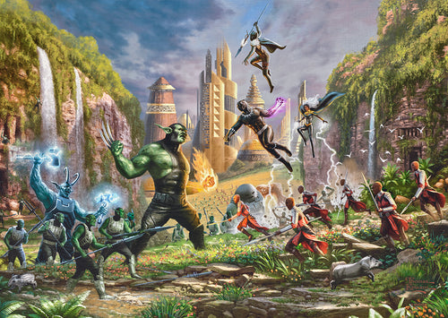 Battle for Wakanda Wall Art by Thomas Kinkade Studios Canvas Gallery Wrap 10