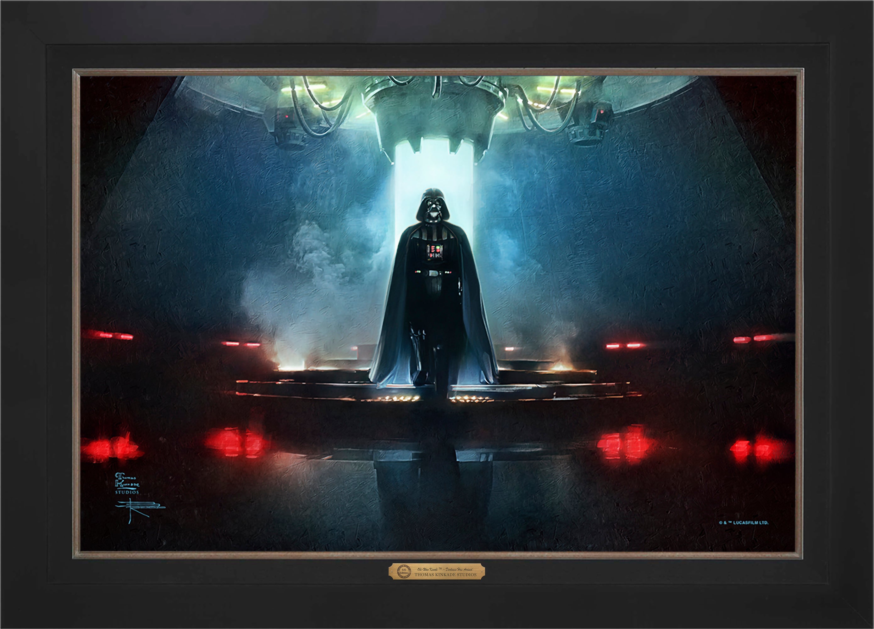 Obi-Wan Kenobi ™ - Darkness Has Arrived Wall Art by Thomas Kinkade Studios Estate Edition Canvas 24