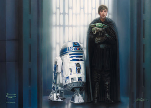 The Mandalorian ™ - In Good Hands Wall Art by Thomas Kinkade Studios Canvas Gallery Wrap 10