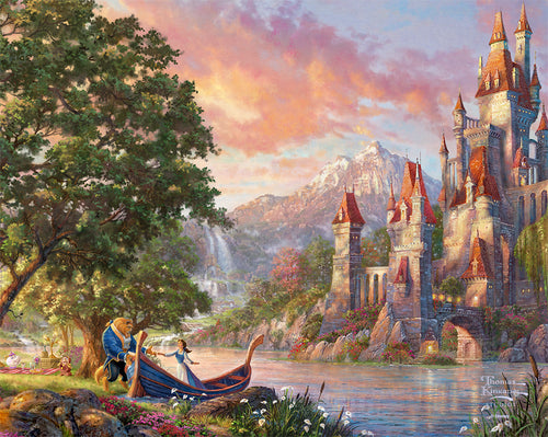 Disney Beauty and the Beast II Wall Art by Thomas Kinkade Studios Canvas Gallery Wrap 8