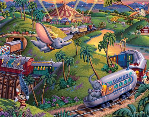 Dumbo The Flying Elephant Wall Art by Eric Dowdle Canvas Gallery Wrap 11