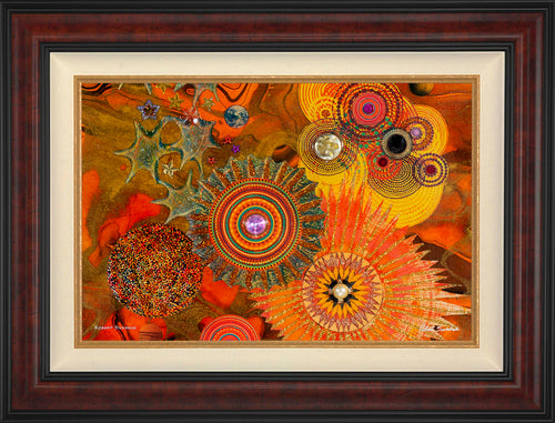 Cosmic Firestorm Wall Art by Robert Swedroe