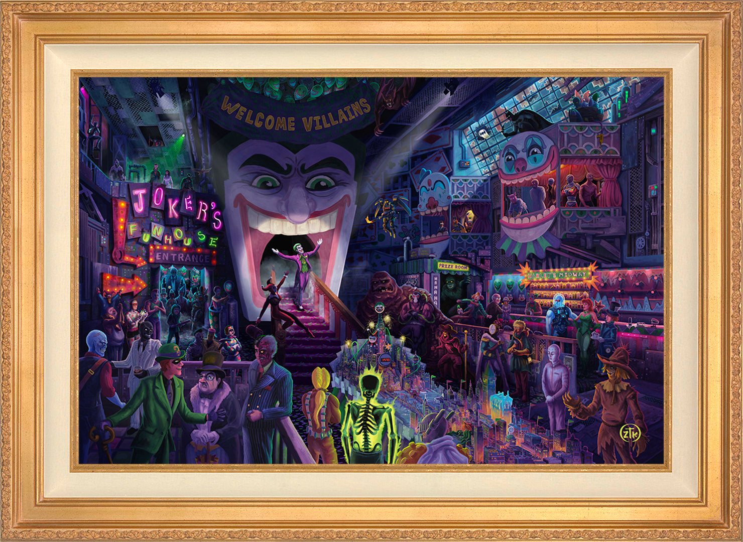 The Joker's™ Ball Wall Art by Zac Kinkade Standard Number Canvas 24