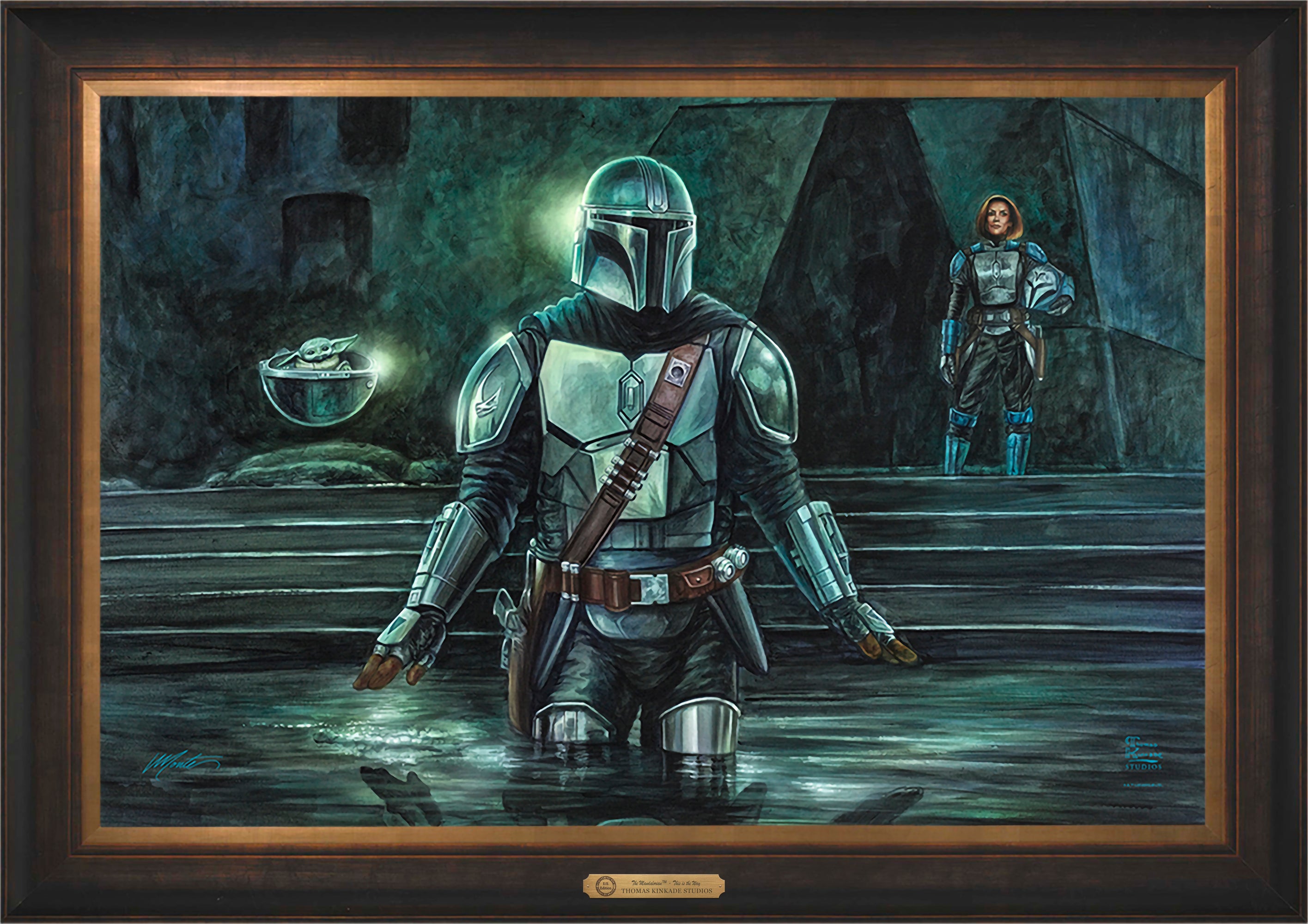The Mandalorian™ - This is the Way Wall Art by Thomas Kinkade Studios Estate Edition Canvas 24