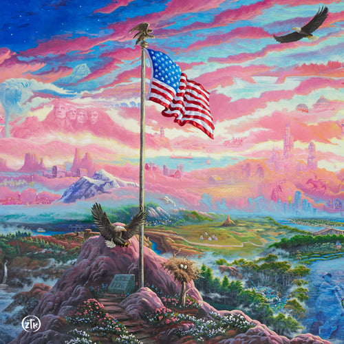 From Sea to Shining Sea Wall Art by Zac Kinkade Canvas Gallery Wrap 14