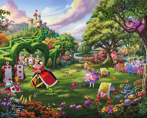 Disney Queen of Hearts Wall Art by Thomas Kinkade Studios Canvas Gallery Wrap 8
