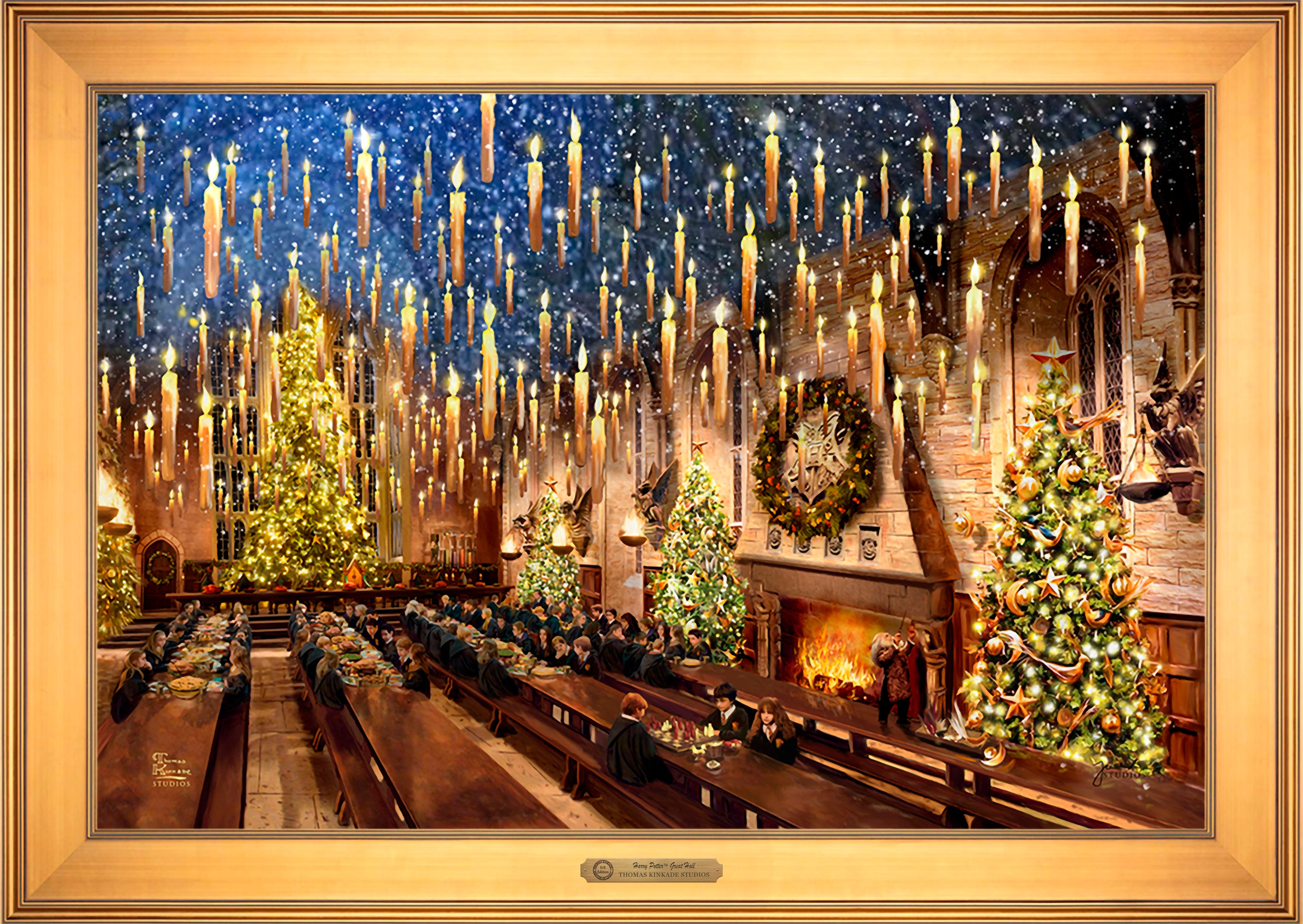 Harry Potter™ Great Hall Wall Art by Thomas Kinkade Studios Estate Edition Canvas 24