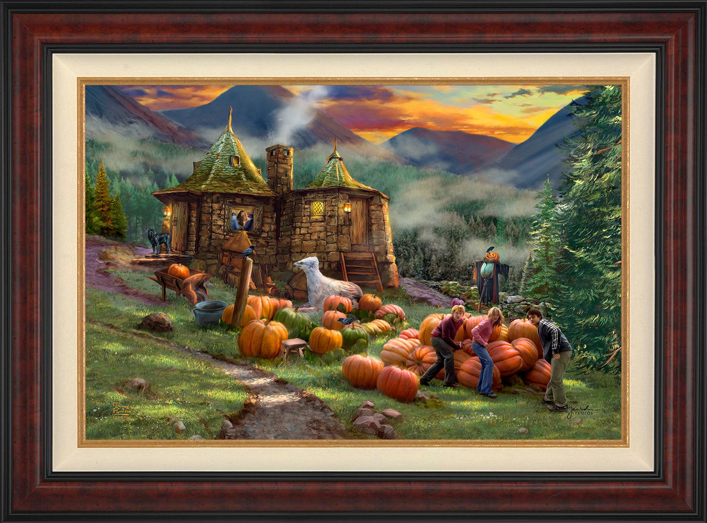 Harry Potter™ Hagrid's Hut Wall Art by Thomas Kinkade Studios Standard Number Canvas 24