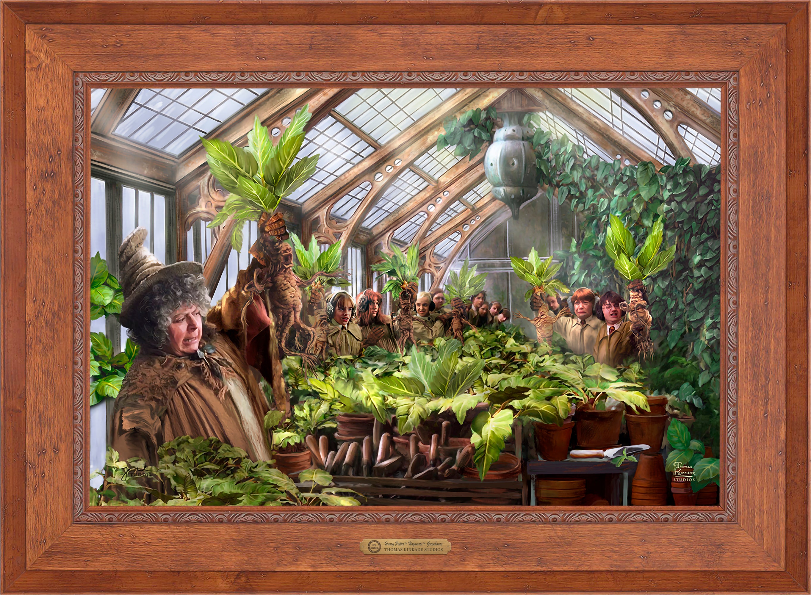 Harry Potter™ Hogwarts™ Greenhouse Wall Art by Thomas Kinkade Studios Estate Edition Canvas 24