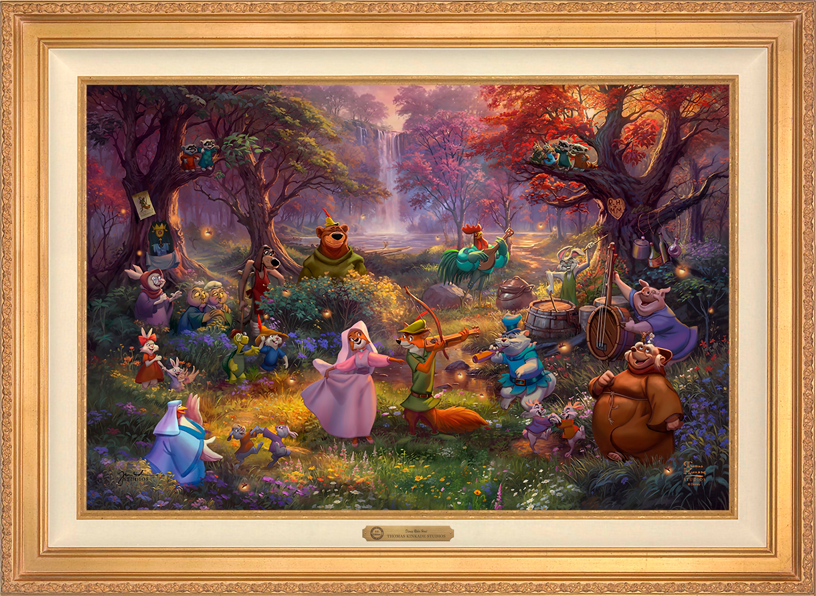 Disney Robin Hood Wall Art by Thomas Kinkade Studios Estate Edition Canvas 24