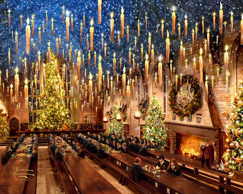 Harry Potter™ Great Hall Wall Art by Thomas Kinkade Studios Canvas Gallery Wrap 8