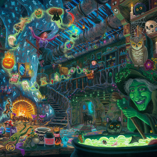 Coven Cottage Wall Art by Zac Kinkade Canvas Gallery Wrap 14