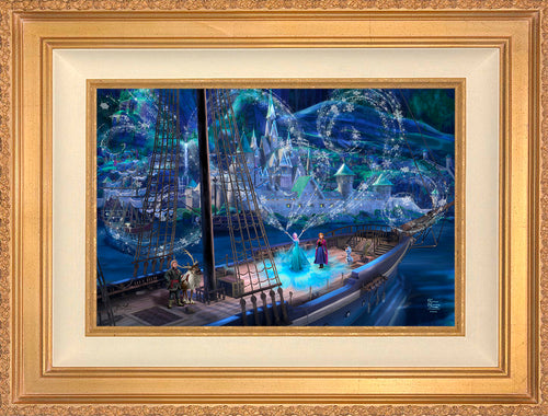 Disney Frozen Love and Magic Wall Art by Thomas Kinkade Studios Standard Number Canvas 12