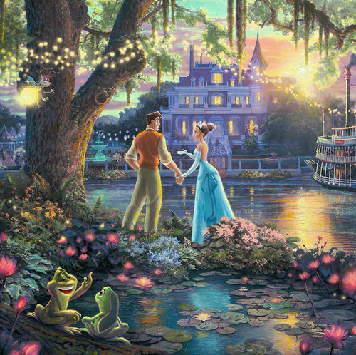Disney The Princess and the Frog Wall Art by Thomas Kinkade Studios Canvas Gallery Wrap 14