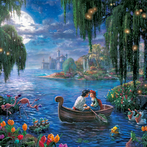 Disney The Little Mermaid II Wall Art by Thomas Kinkade Studios Canvas Gallery Wrap 14
