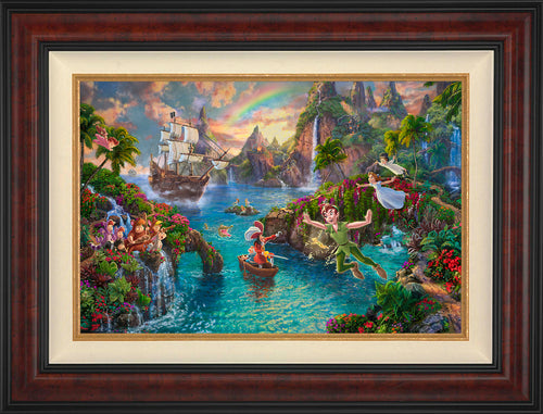 Disney Peter Pan's Never Land Wall Art by Thomas Kinkade Studios Standard Number Canvas 18