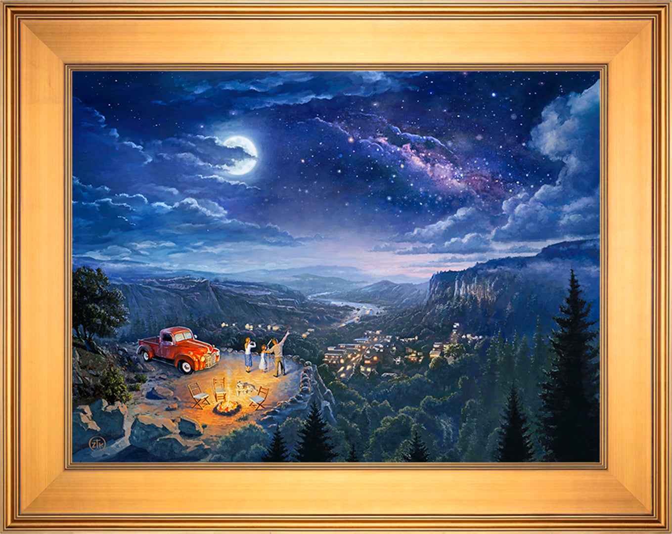 Beyong the Fathest Star Wall Art by Zac Kinkade Standard Number Canvas 18