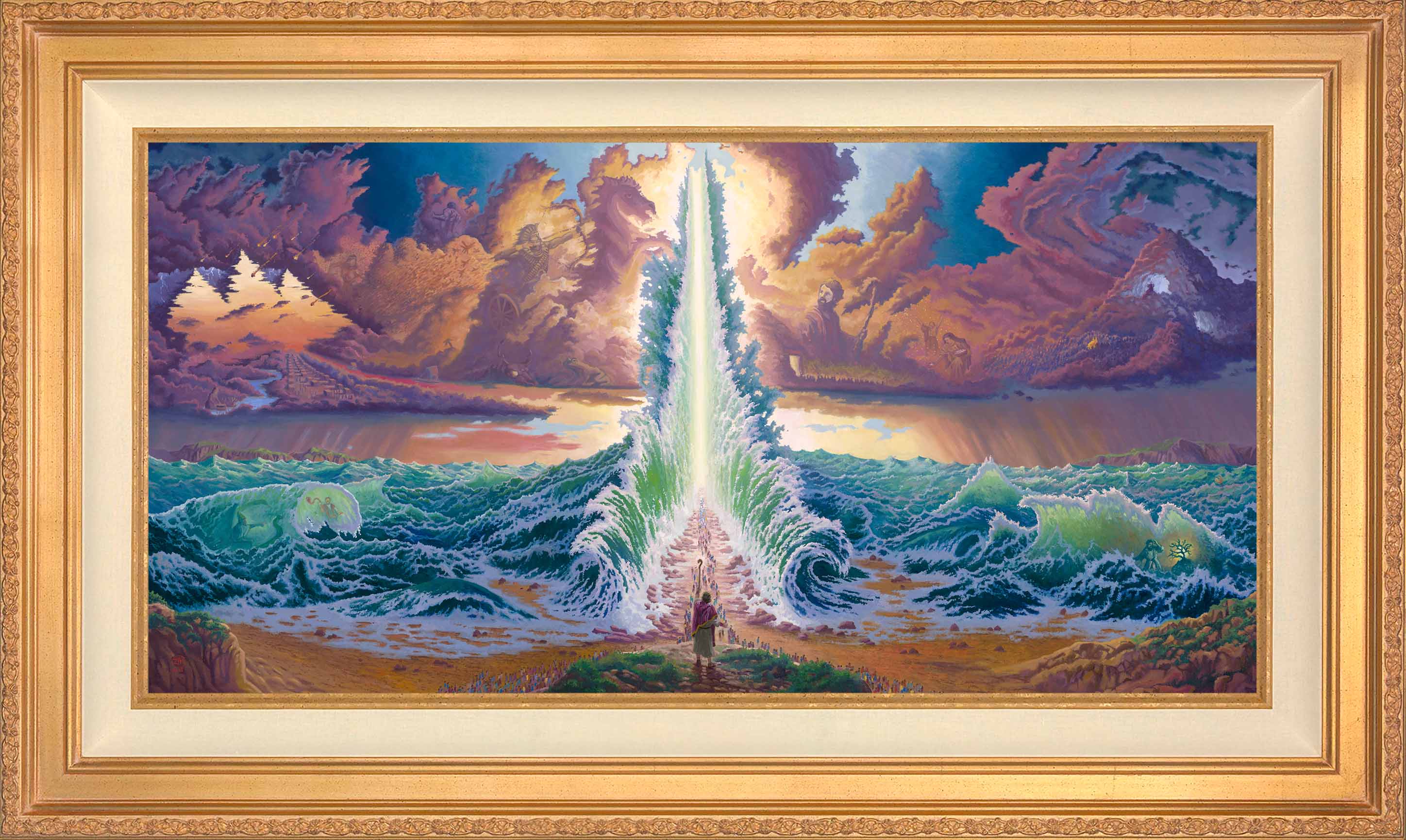 Exodus Wall Art by Zac Kinkade Standard Number Canvas 18
