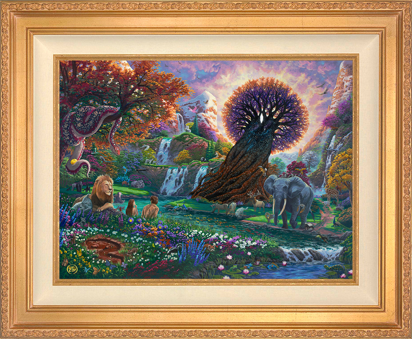 Garden of Eden Wall Art by Zac Kinkade Standard Number Canvas 18