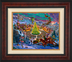Santa's North Pole Wall Art by Zac Kinkade Standard Number Canvas 16" x 20" Gallery Burl
