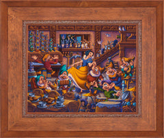 Snow White Dancing with the Dwarfs Wall Art by Eric Dowdle Jewel Edition Canvas 16" x 20" Rustic Andalucian