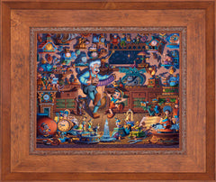 Pinocchio Wall Art by Eric Dowdle Standard Number Canvas 16" x 20" Rustic Andalucian