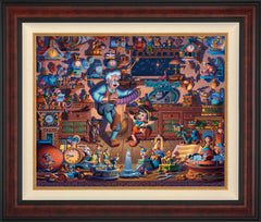Pinocchio Wall Art by Eric Dowdle Standard Number Canvas 24" x 30" Gallery Burl