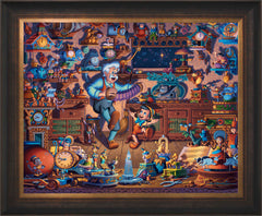 Pinocchio Wall Art by Eric Dowdle Standard Number Canvas 24" x 30" Estate Bronze