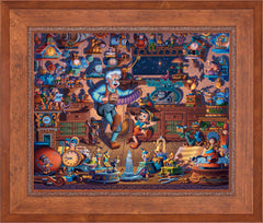 Pinocchio Wall Art by Eric Dowdle Standard Number Canvas 24" x 30" Rustic Andalucian