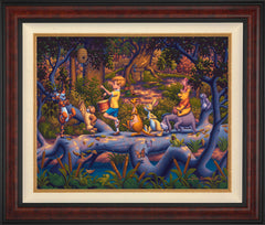 Winnie the Pooh - A Heroes Parade Wall Art by Eric Dowdle Standard Number Canvas 24" x 30" Gallery Burl