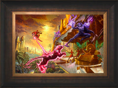 Black Panther Wall Art by Thomas Kinkade Studios Standard Number Canvas 12" x 18" Estate Bronze