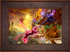 Black Panther Wall Art by Thomas Kinkade Studios Standard Number Canvas 12" x 18" Gallery Bronze