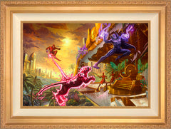 Black Panther Wall Art by Thomas Kinkade Studios Standard Number Canvas 18" x 27" Antique Gold