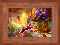 Black Panther Wall Art by Thomas Kinkade Studios Standard Number Canvas 18" x 27" Rustic Andalucian